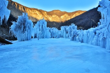 太行山冰雪景观