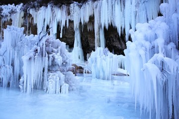 太行山冰雪景观