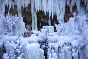 太行山冰雪景观