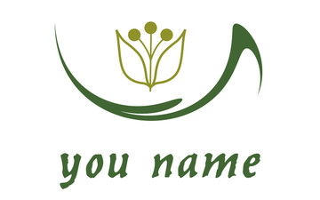 绿色健康精油logo