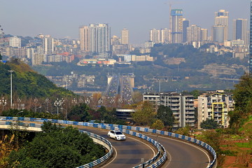 重庆长江大桥 远景