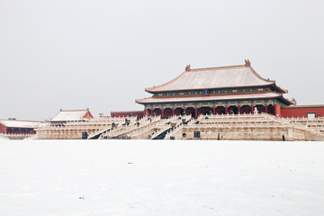 故宫雪景 雪后的故宫