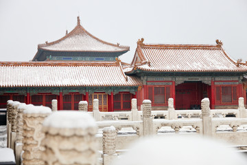 故宫雪景 雪后的故宫