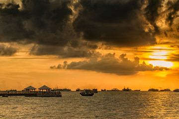 北海海景广场风光