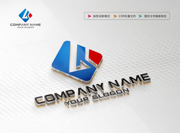 L字母LOGO設計 L字母標志