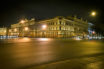 圣彼得堡建筑 夜景