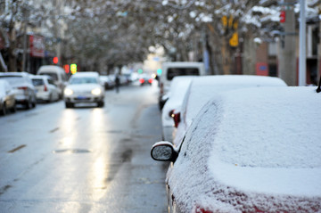 雪后街道