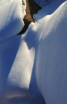 冰雪 光影 雪花 纯洁 秀美