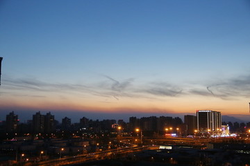 北京城市市夜景景