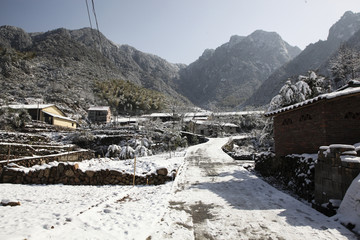 浦城雪景