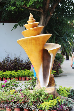 三亚西岛贝壳雕塑
