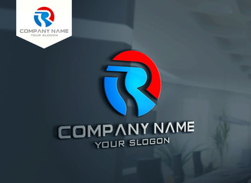 R字母標志 R字母LOGO設(shè)計