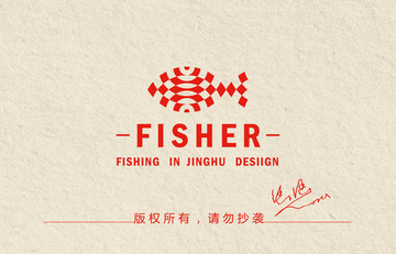 幾何魚logo
