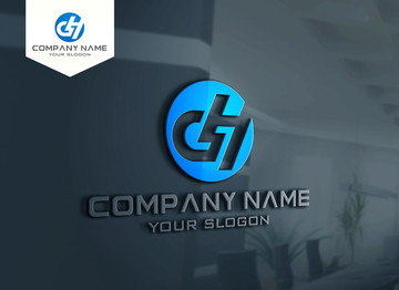 GH字母LOGO設(shè)計(jì) GH字母