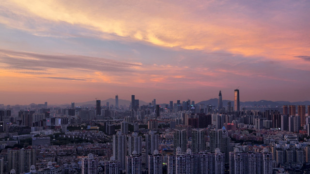 深圳南山城市夜景风光