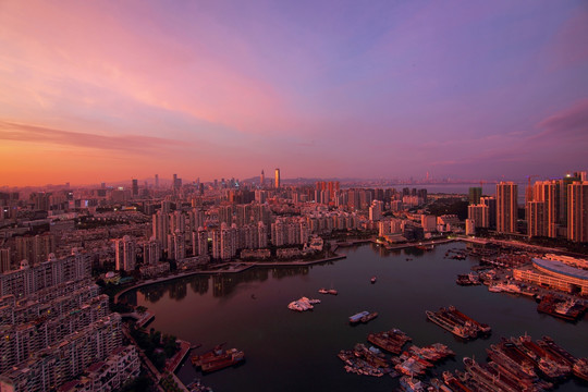 深圳南山城市夜景风光