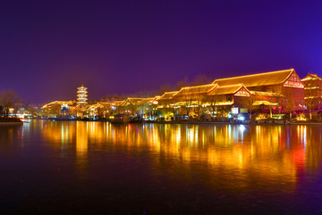 青州风光夜景