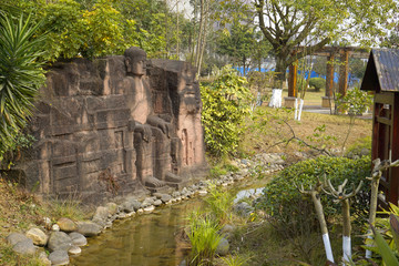 微缩蜀景 乐山大佛景区