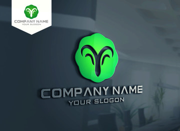 羊LOGO 羊標(biāo)志 綠色健康