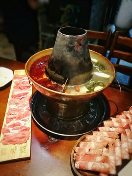 铜火锅 涮羊肉