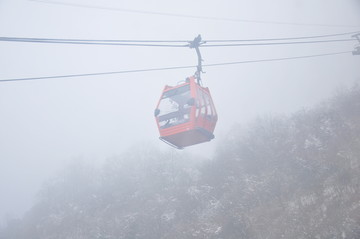 西岭雪山 缆车