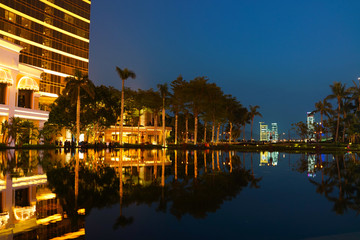 澳门建筑 澳门夜景 高清