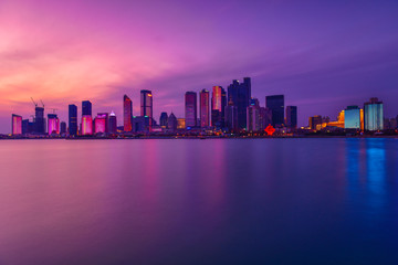 青岛海滨夜景