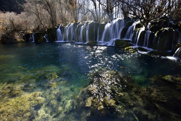 箭竹海瀑布