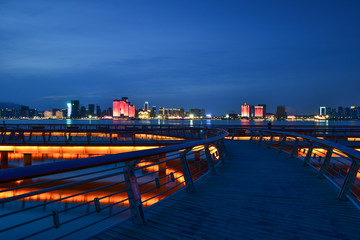 青岛唐岛湾夜景