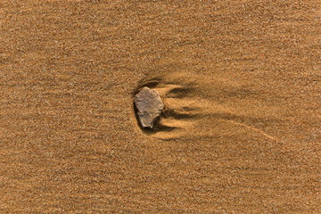 黄沙 沙子 海滩 石头
