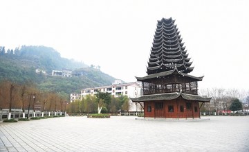 侗族鼓樓傳統(tǒng)建筑
