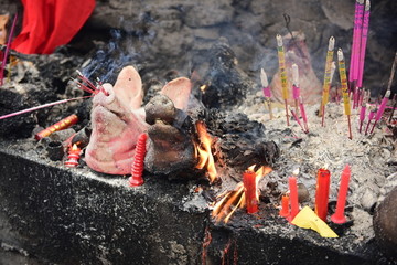 祭拜石神