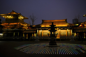 香积寺夜景