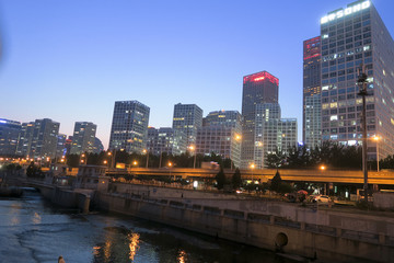 北京商务中心区 CBD夜景