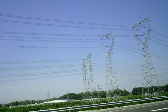 输电电网 高压线路