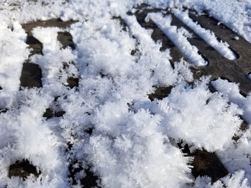 冬天 冰霜 雪花