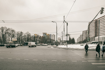 莫斯科列宁大街街景