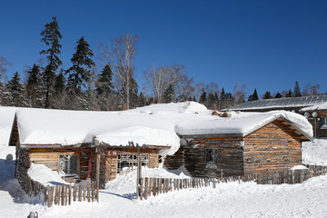 雪乡全景 中国雪乡 雪乡