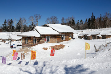 雪乡全景 中国雪乡 雪乡