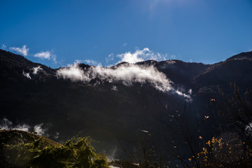 云南轿子雪山山脊