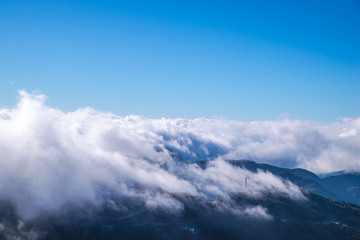 云南轿子雪山云海