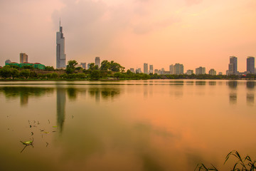 南京玄武湖夜色