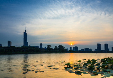 南京玄武湖夜色