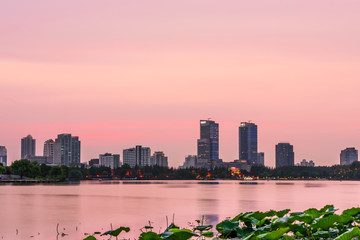 南京玄武湖夜色