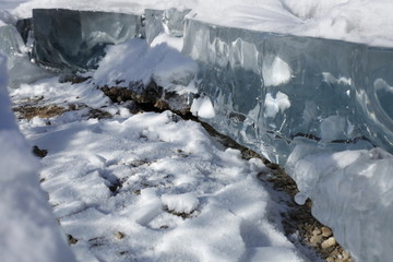 晶莹剔透 冰川 溶洞 冰脚 冰