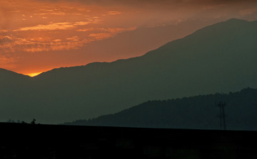 夕阳余晖