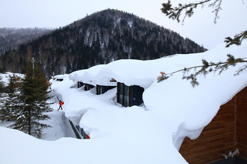 雪乡全景 中国雪乡 雪乡