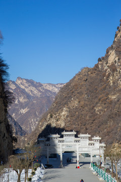 西岳华山 西峰牌坊 华岳雄风