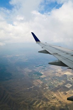 飞机机翼 空中旅行