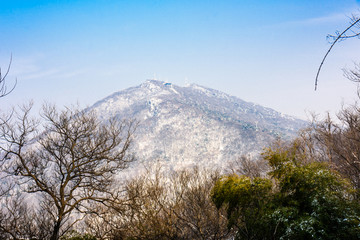 紫金山头陀岭雪景